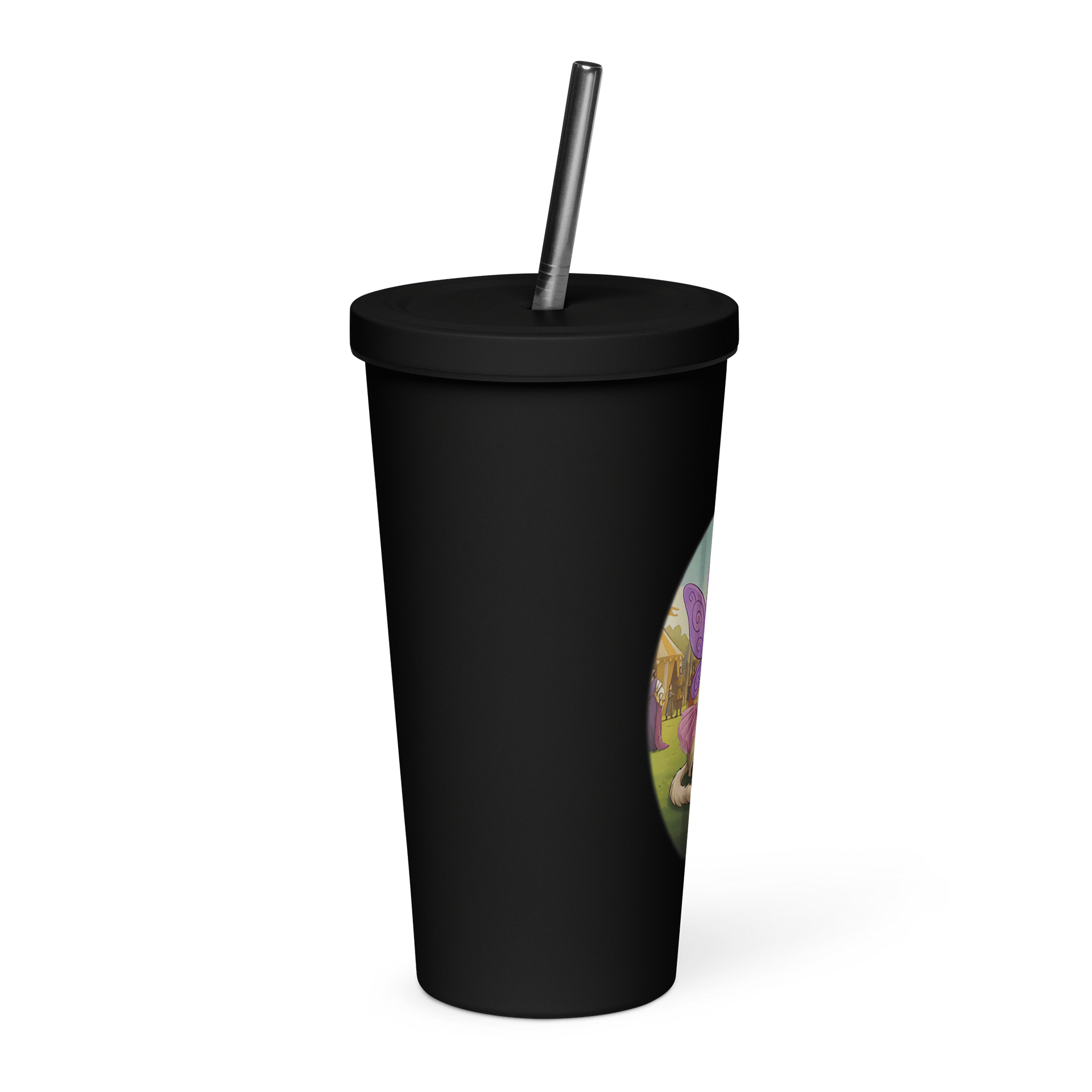 20 oz Stainless Steel Tumbler — Grainne the Great: Fairy Cowgirl Extraordinaire! Edition product image (8)