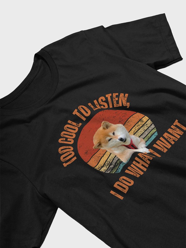 Rebel Shiba Inu Graphic Tee product image (2)