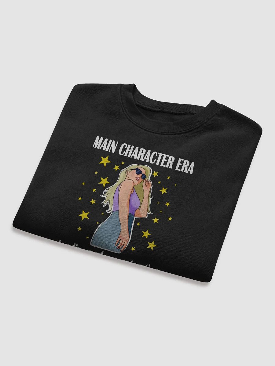 Main Character Era - CROP sweatshirt, raw hem product image (4)