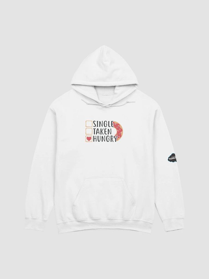Single. Taken. Hungry. Hoodie – Donut Edition (Light) product image (1)