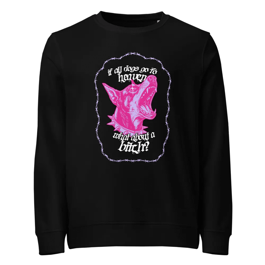 If All Dogs Go To Heaven - Pink Colorway Crewneck Sweatshirt product image (1)