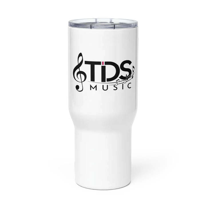 TDS Music White Travel Mug with Handle product image (2)