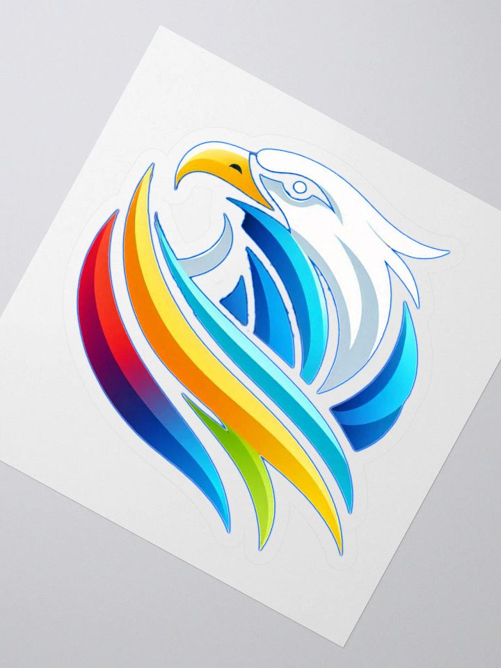 Colorful Eagle Kiss Cut Stickers product image (2)