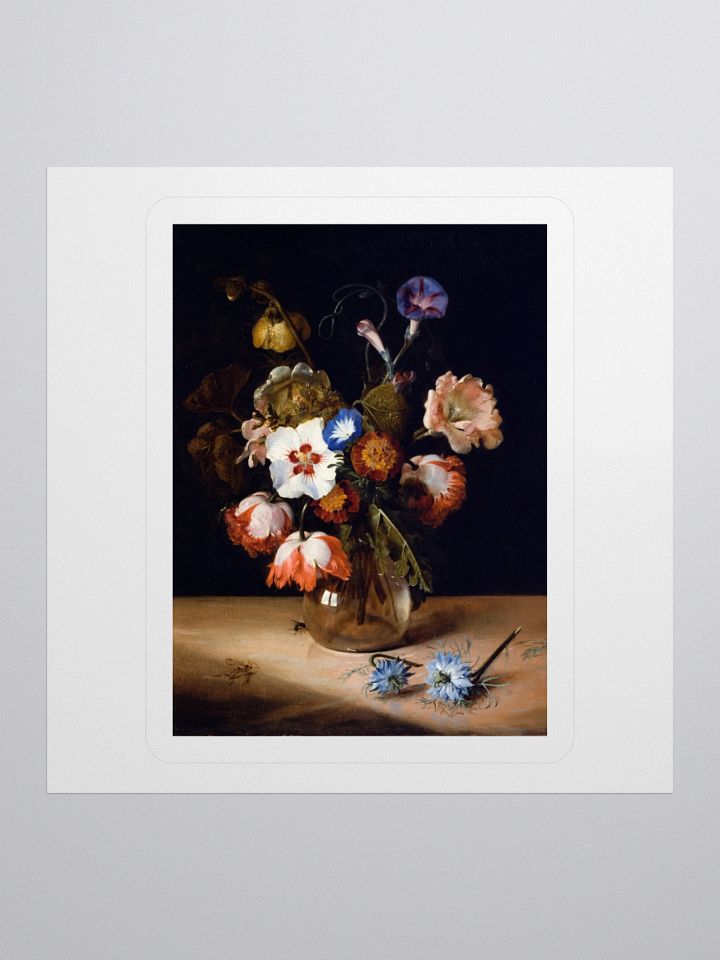 Flowers in a Glass Vase (1671) – Vintage Floral Stickers product image (2)