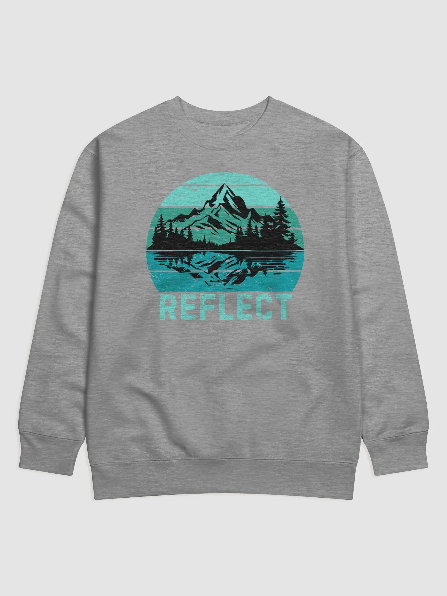 Reflect Vintage Sunset Mountain Lake Forest Sweatshirt product image (8)