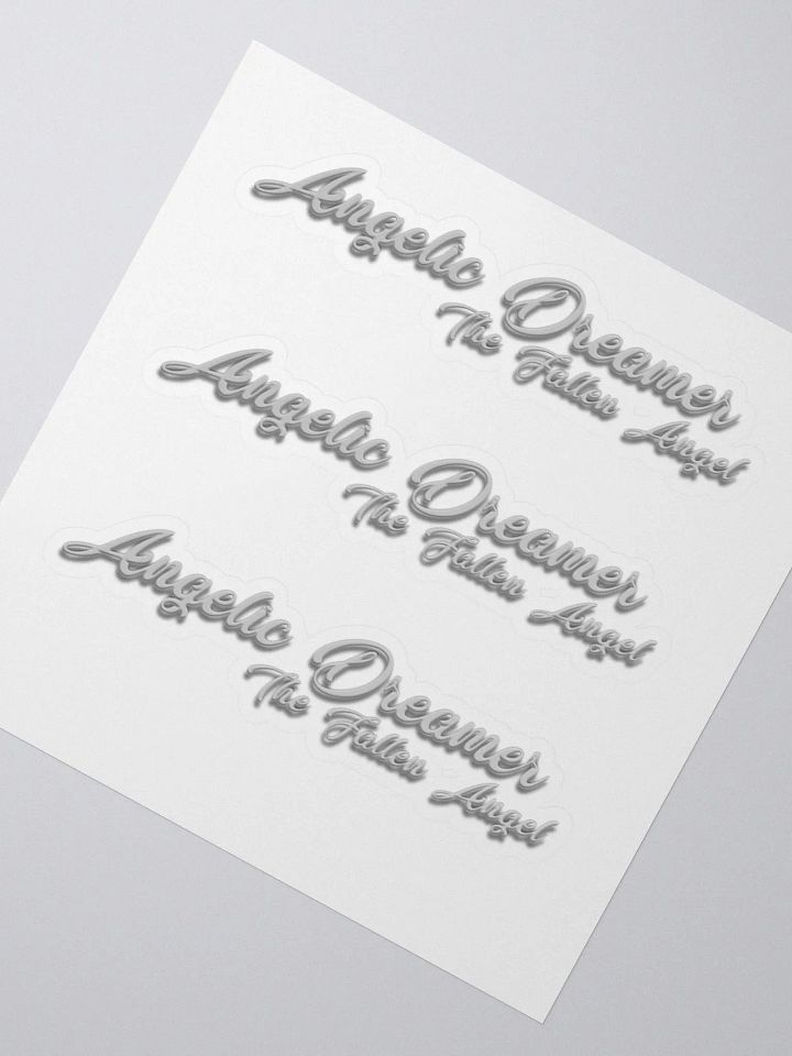 Angelic_Dreamer Logo Sticker Sheet product image (2)