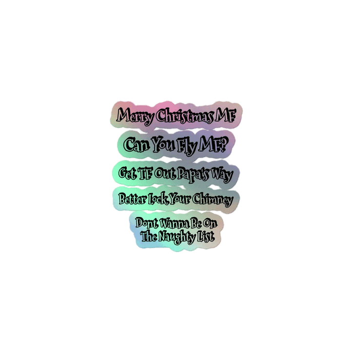 Festive Holographic Sticker Collection product image (1)