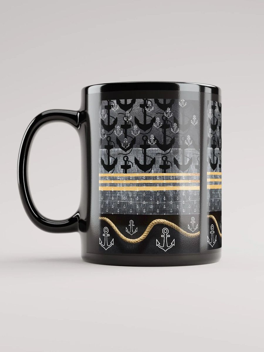 JoBeth Nautical ⚓ Black Glossy Mug product image (12)