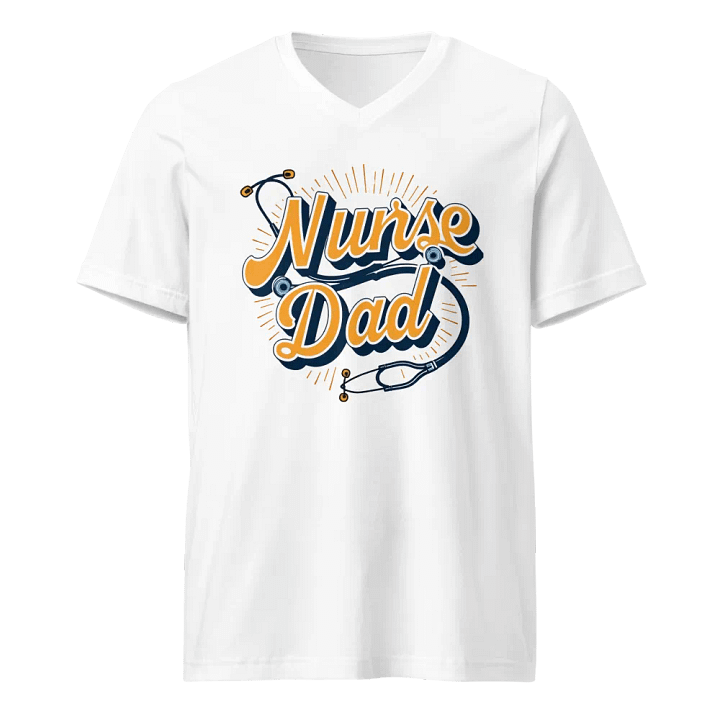 Nurse Dad Celebratory v-neck Tee product image (5)