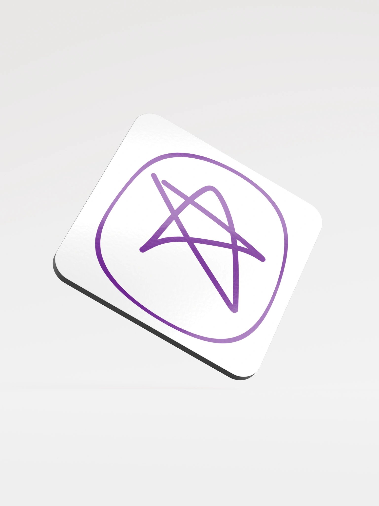 Starry Glossed Cork Coaster product image (1)