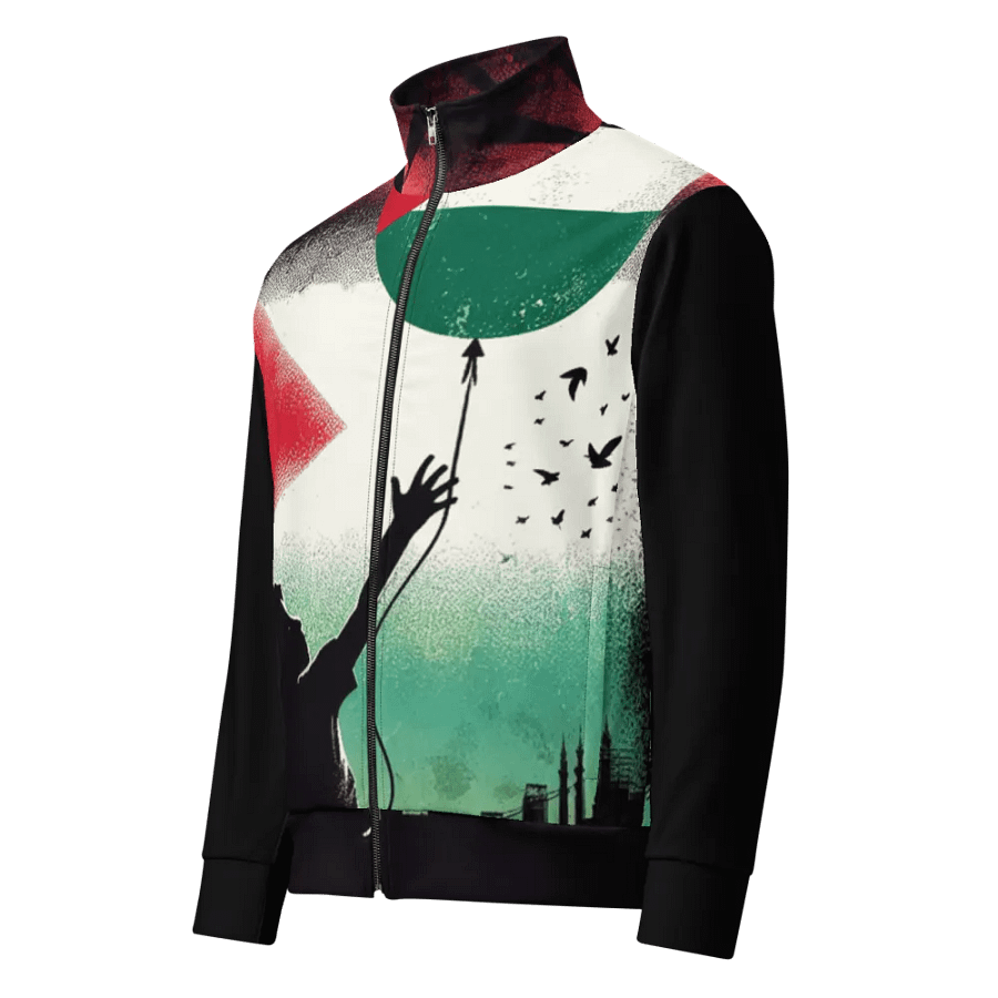 EcoSoft Unisex Track Jacket | Ai Design Free palestina product image (1)
