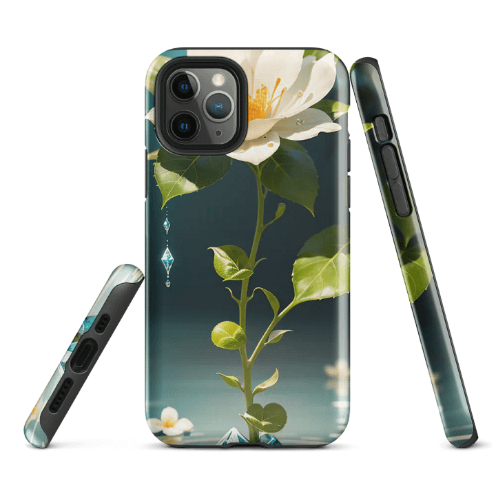 Elegant Blossom iPhone Tough Case – Nature’s Serenity Design product image (2)