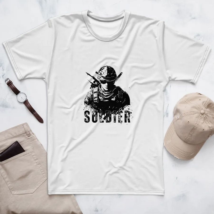 soldier print t-shirt product image (7)