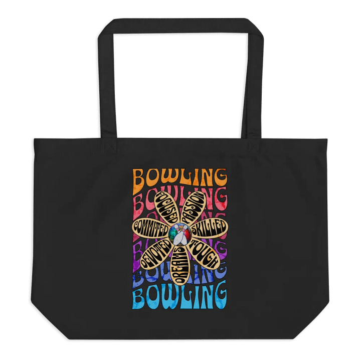 Flower Bowling Focused Passion Tote Bag product image (1)