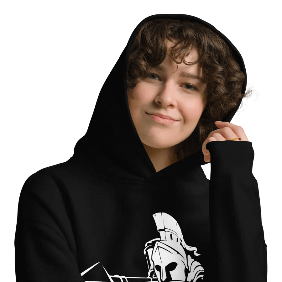 Black Spartan Hoodie product image (9)