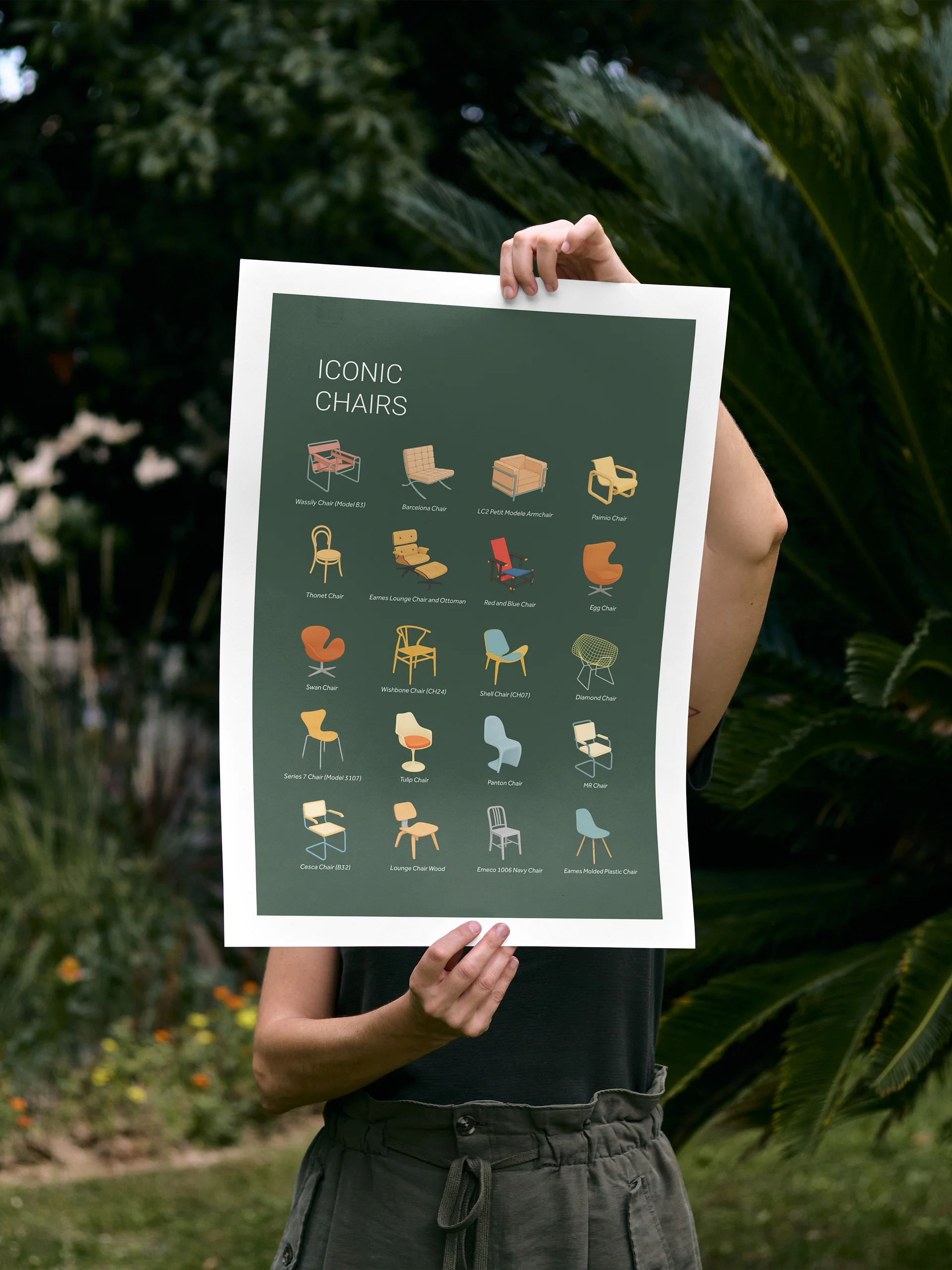 Iconic Chairs Poster product image (5)