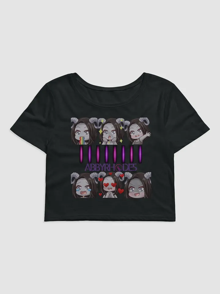 Abby Emote Bella+Canvas Women's Crop Baby Tee product image (1)