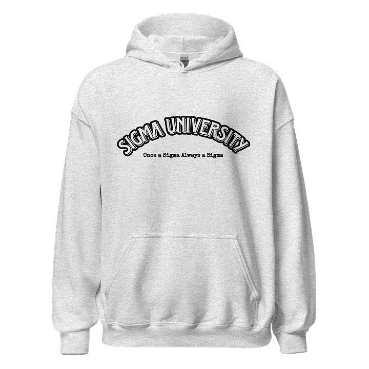 Sigma University Hoodie (Black Text) product image (10)