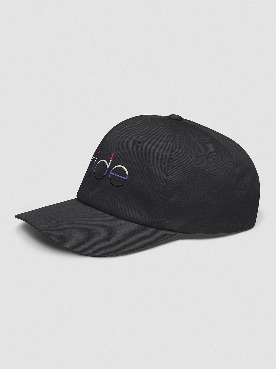 genderfluid pride in lowercase - Embroidered Hat product image (3)