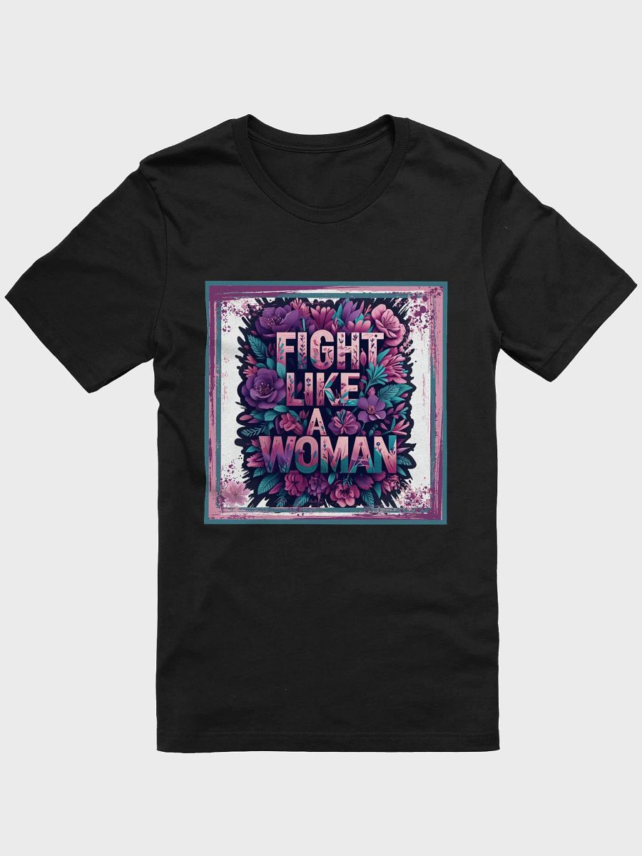 Floral Fight Like a Woman Tee product image (1)