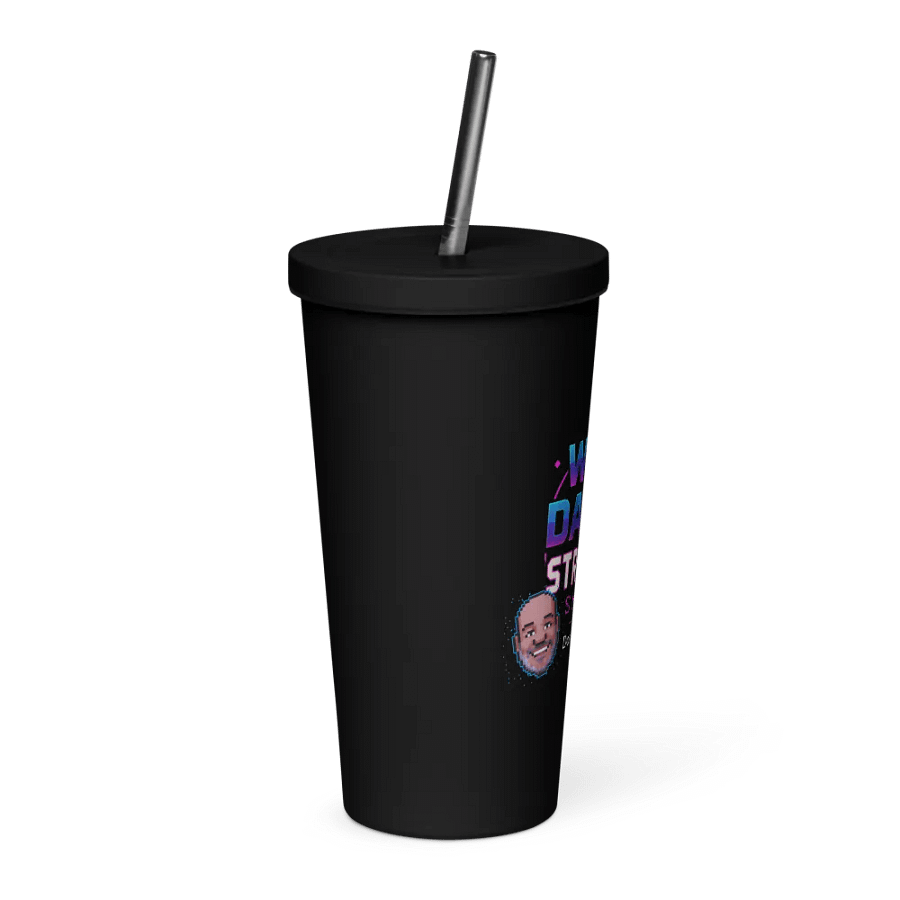 Who Dares Streams Tumbler with Straw product image (6)