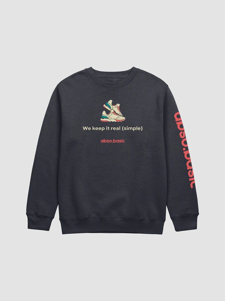Keep it Real Colorful Kicks Illustrated Unisex Sweatshirt product image (9)