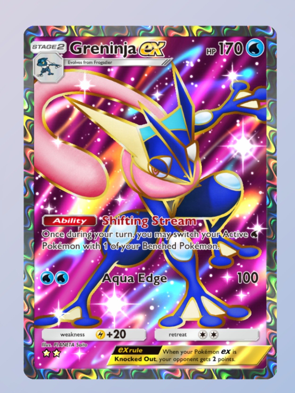 FULL ART GRENINJA AND RR (DEPENDS) product image (1)