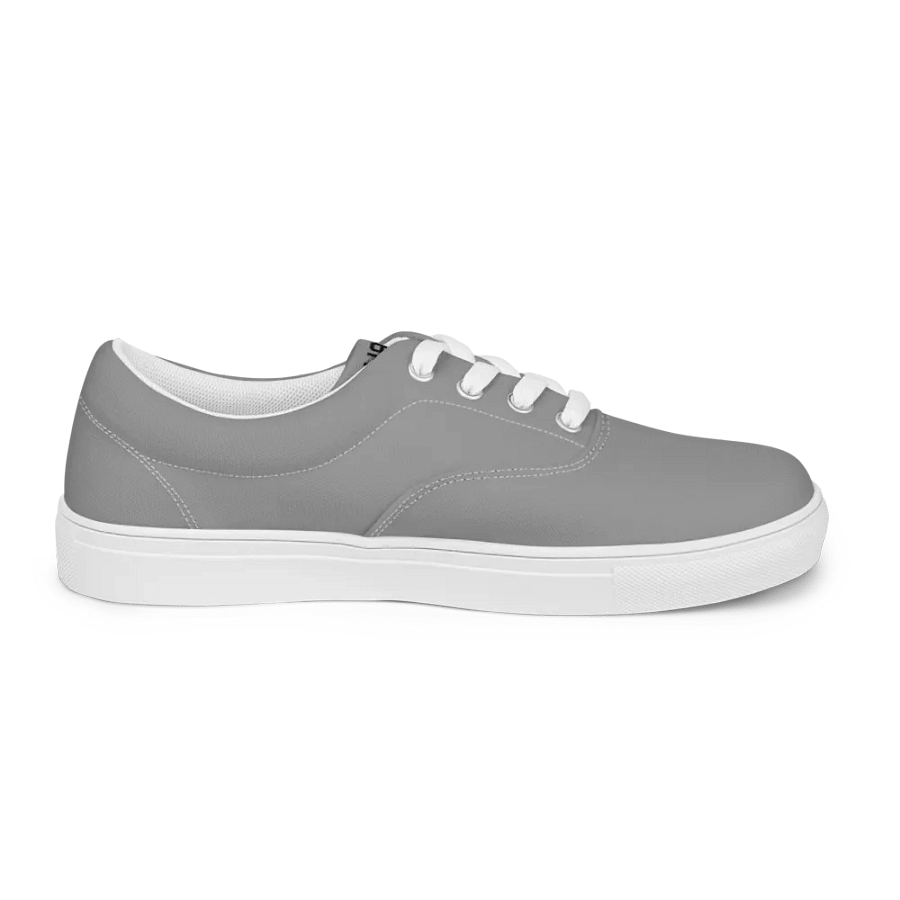 Black HApex Gear B;ack Logo Men's Lace-Up Canvas Shoes product image (12)