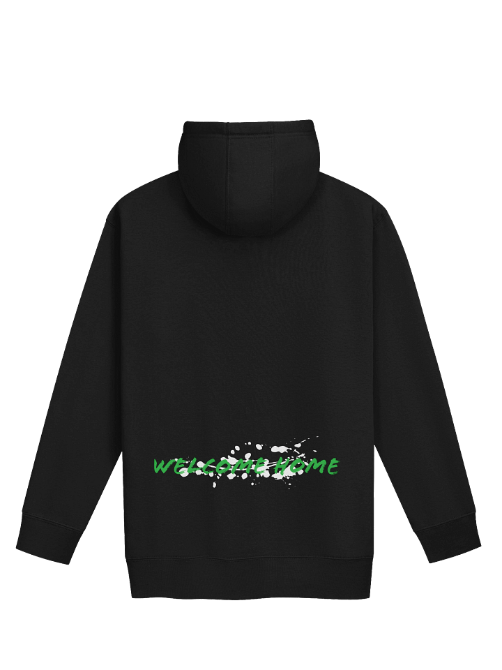 Welcome Home Hoodie Black & Green product image (2)
