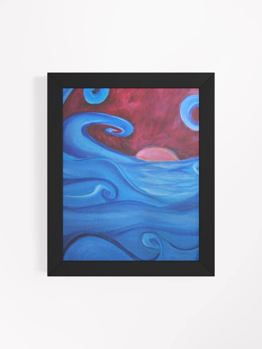 Blown Ocean Waves Framed Poster product image (60)