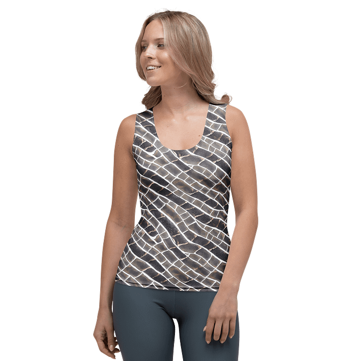 Grey Snake Skin Top Tank product image (1)