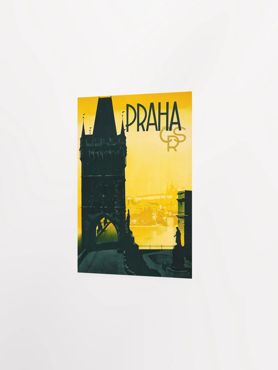 Prague Czech, 1930s — Retro travel poster, vintage travel print product image (8)