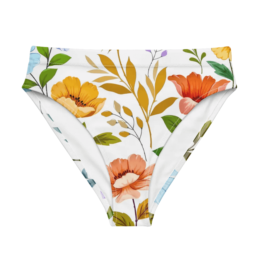 Symphony of Blooms High-Waisted Bikini Bottom product image (1)