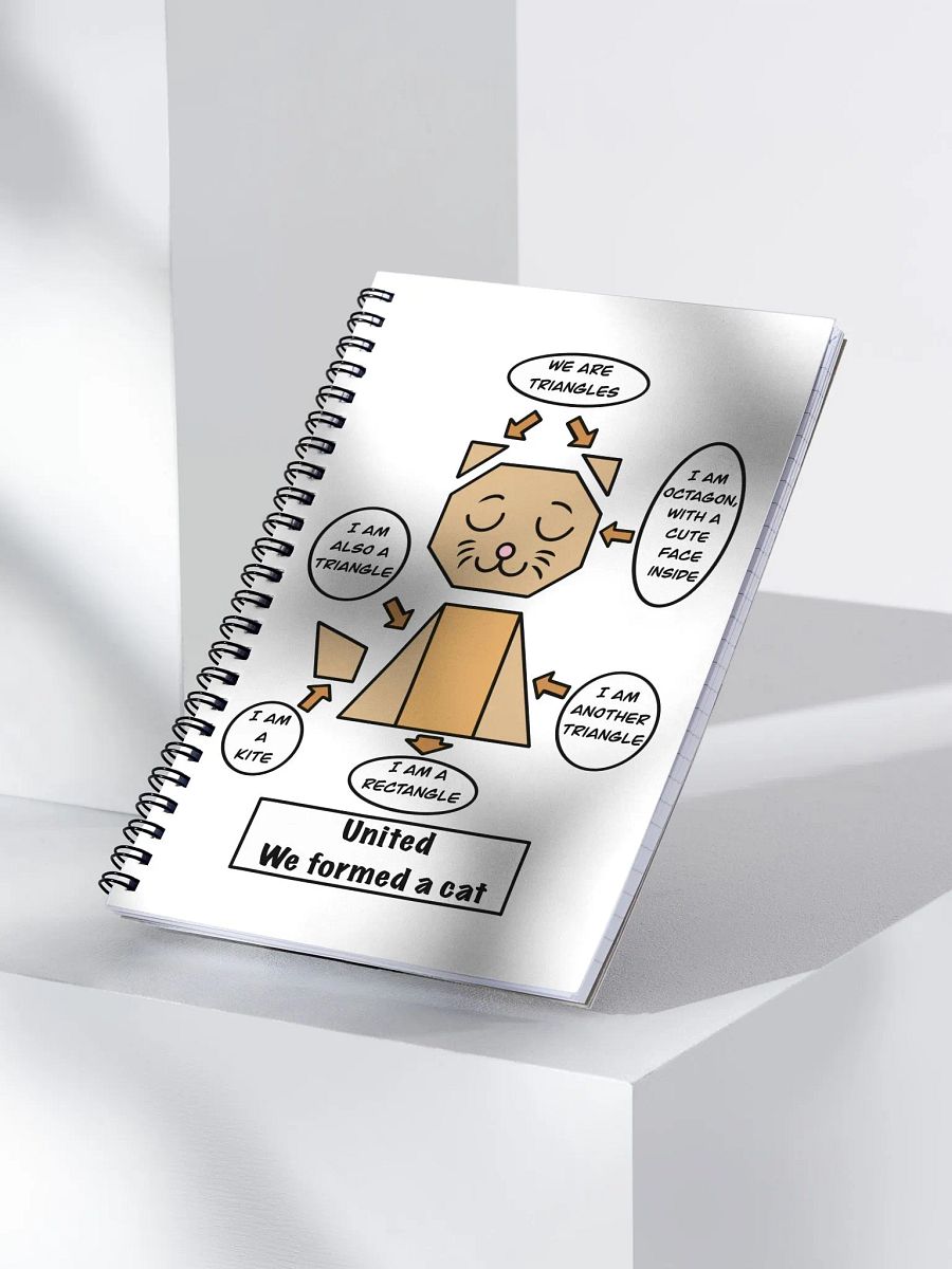 Cartoon geometric cat product image (4)