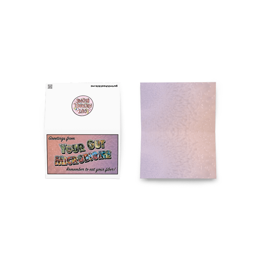 Greetings from your gut microbiome (postcard) product image (7)