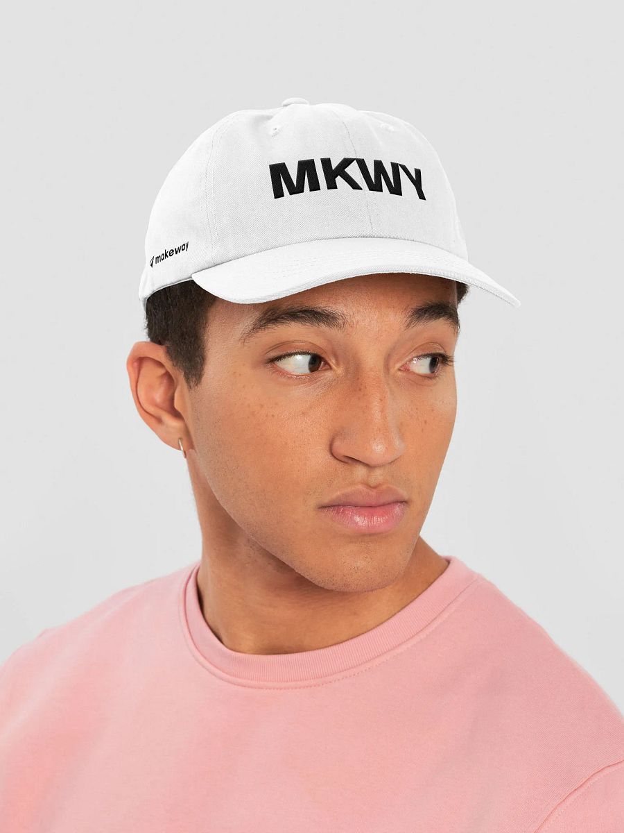 MKWY Classic Dad Hat: White product image (7)