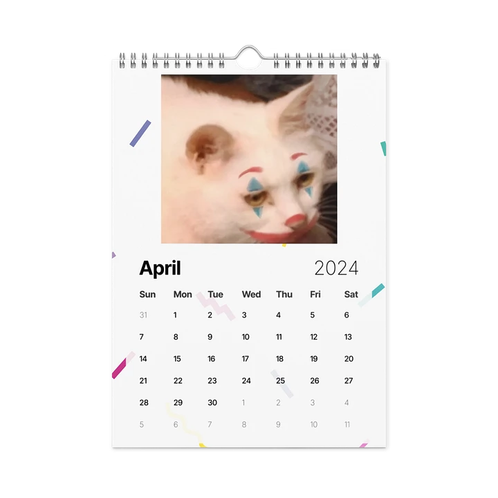 Wall Calendar (2024): Meme Cats product image (2)