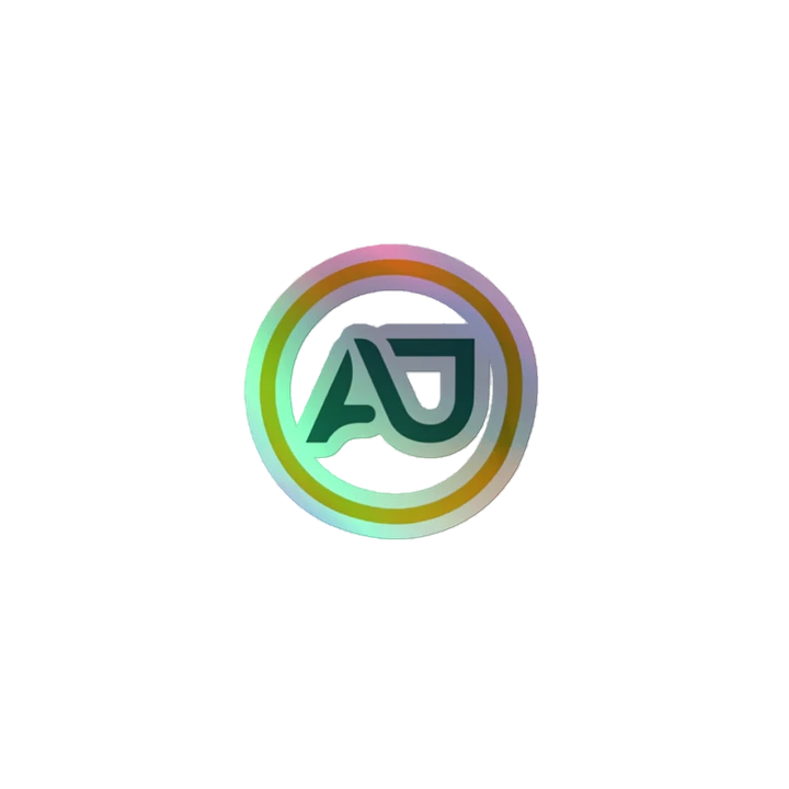 AJ Holographic Logo Sticker Set product image (1)