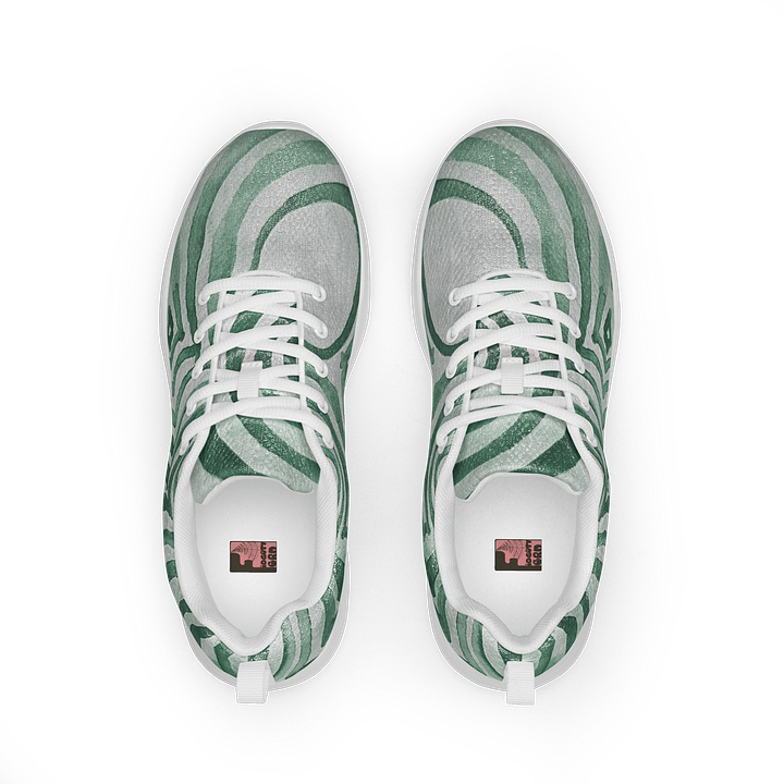 "Green Swirl" Athletic Shoes (Women's) product image (1)