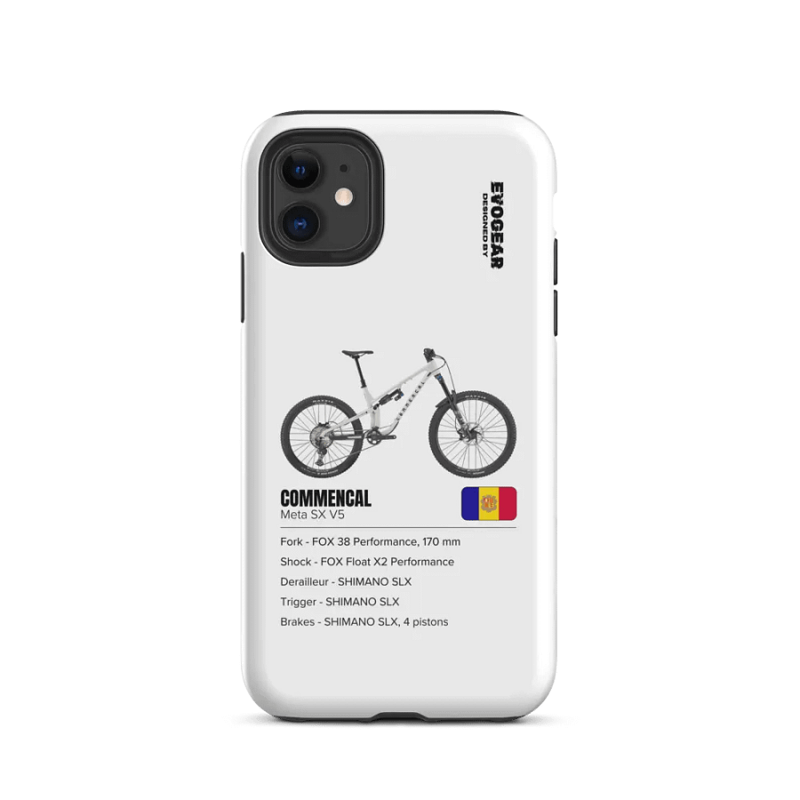 White Commencal Meta SX V5 iPhone Case product image (47)