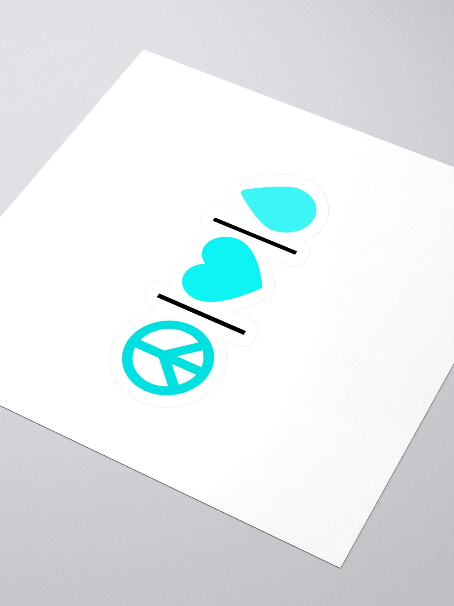 Peace, Love, and Hydration Sticker Set product image (3)