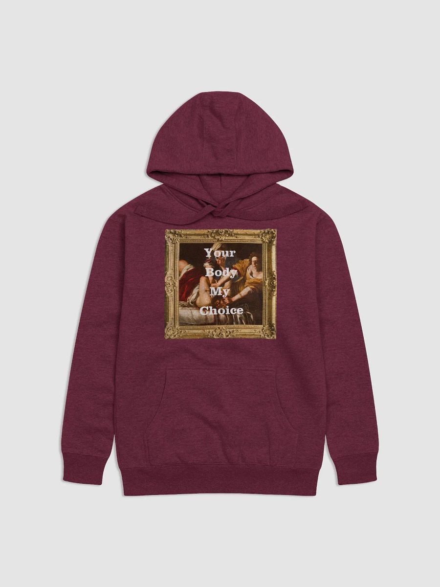 Judith Slaying Your Body My Choice Framed Hoodie product image (1)