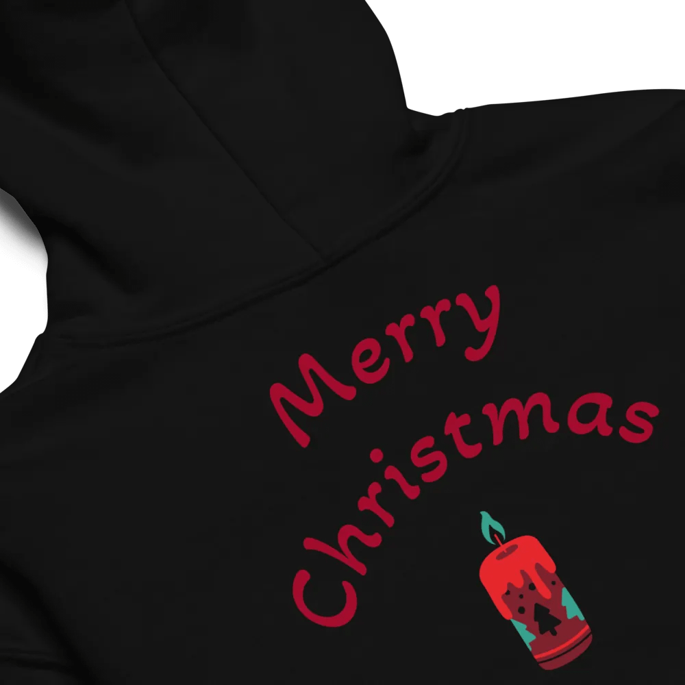 Festive Santa Stained Glass Youth Hoodie product image (10)