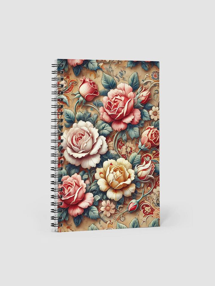 Royal Floral Spiral Notebook product image (1)