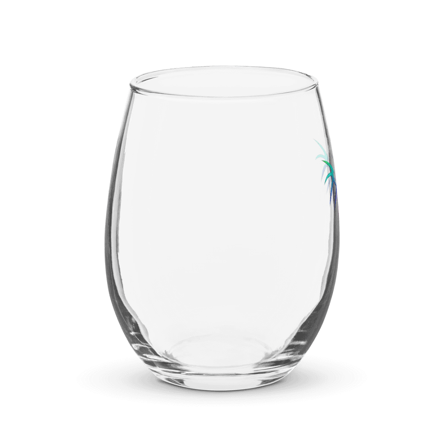RafaZafar Logo Stemless Wineglass (vaporwave) product image (4)