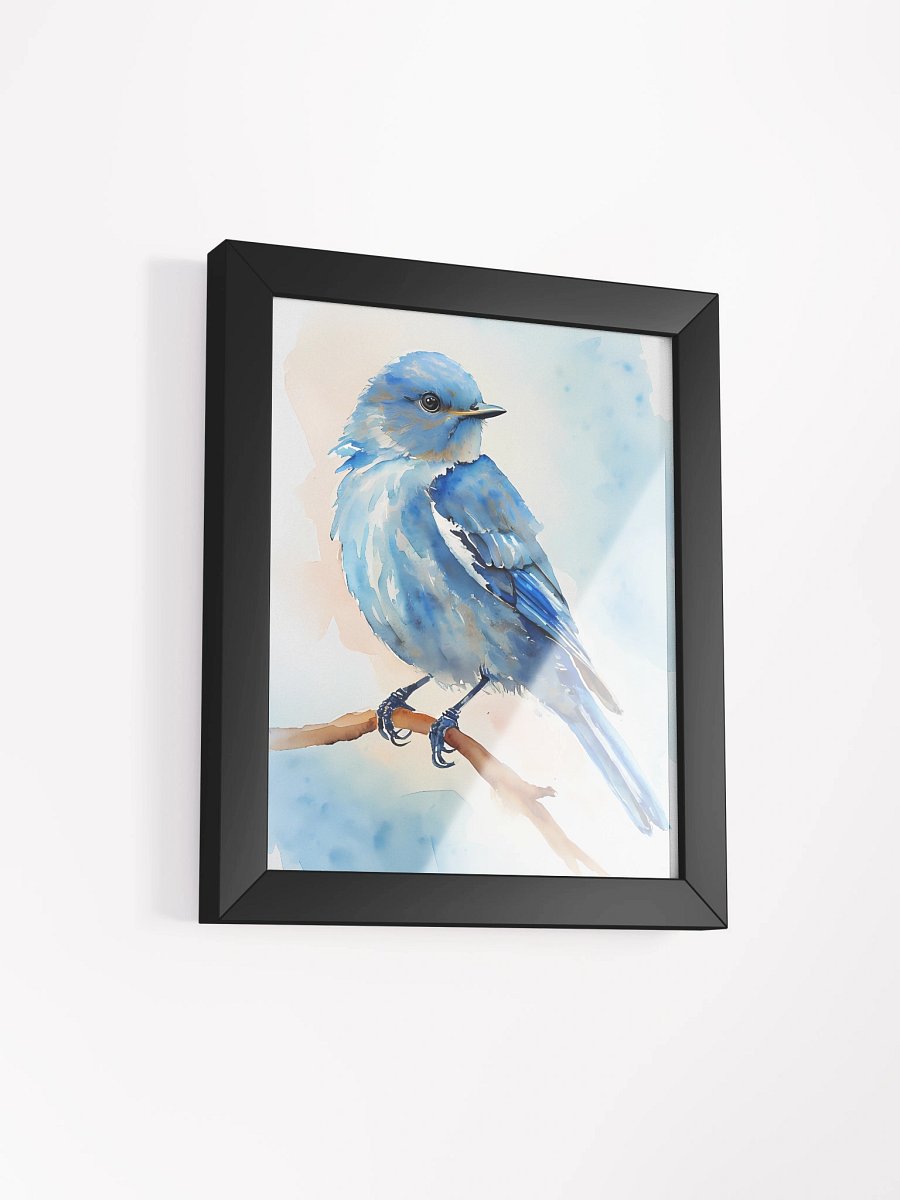 Blue Bird Watercolor Framed Poster product image (3)
