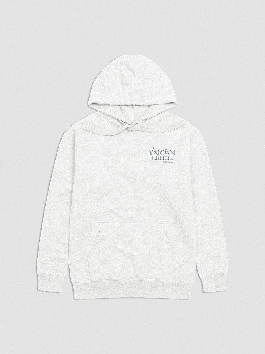 Yaron Brook Show Cotton Heritage Unisex Premium Hoodie (white) product image (1)