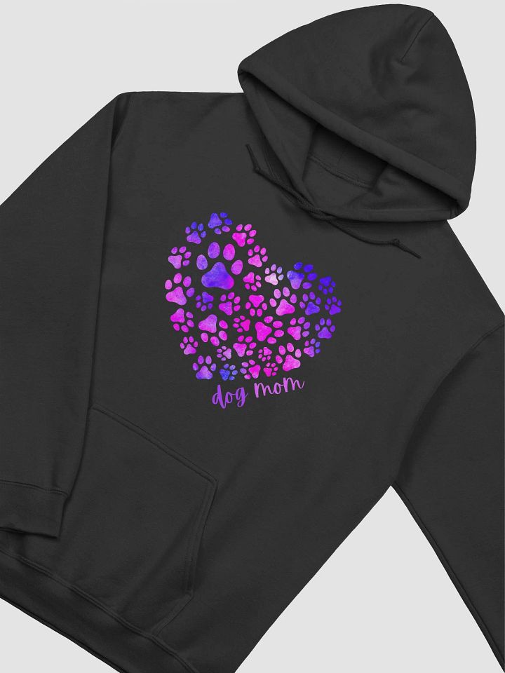 Dog Mom Cute and Colorful Paws Heart Hoodie product image (9)