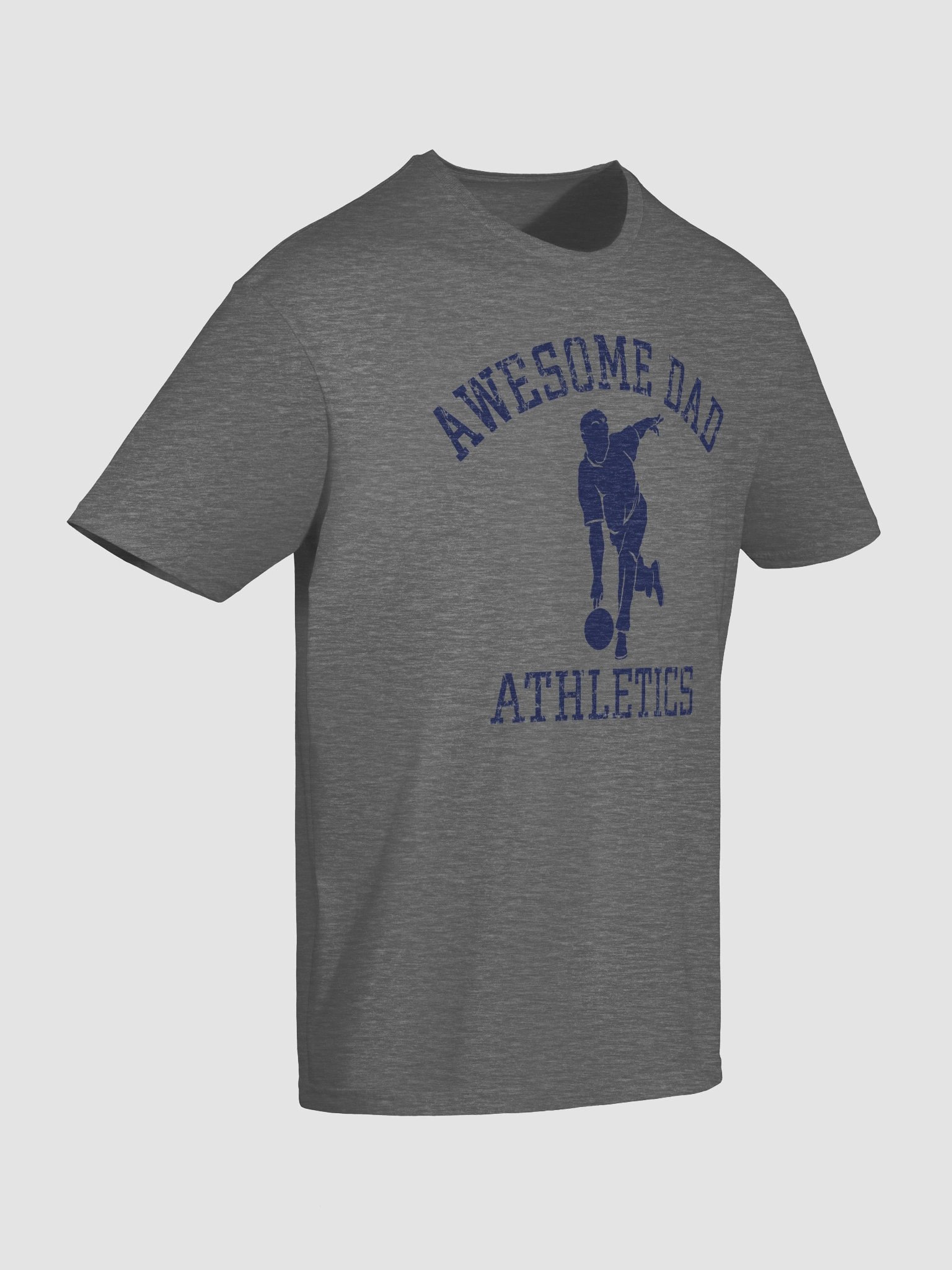 Awesome Dad Athletics Bowler Rolling Gifts for Dads T-shirt product image (10)