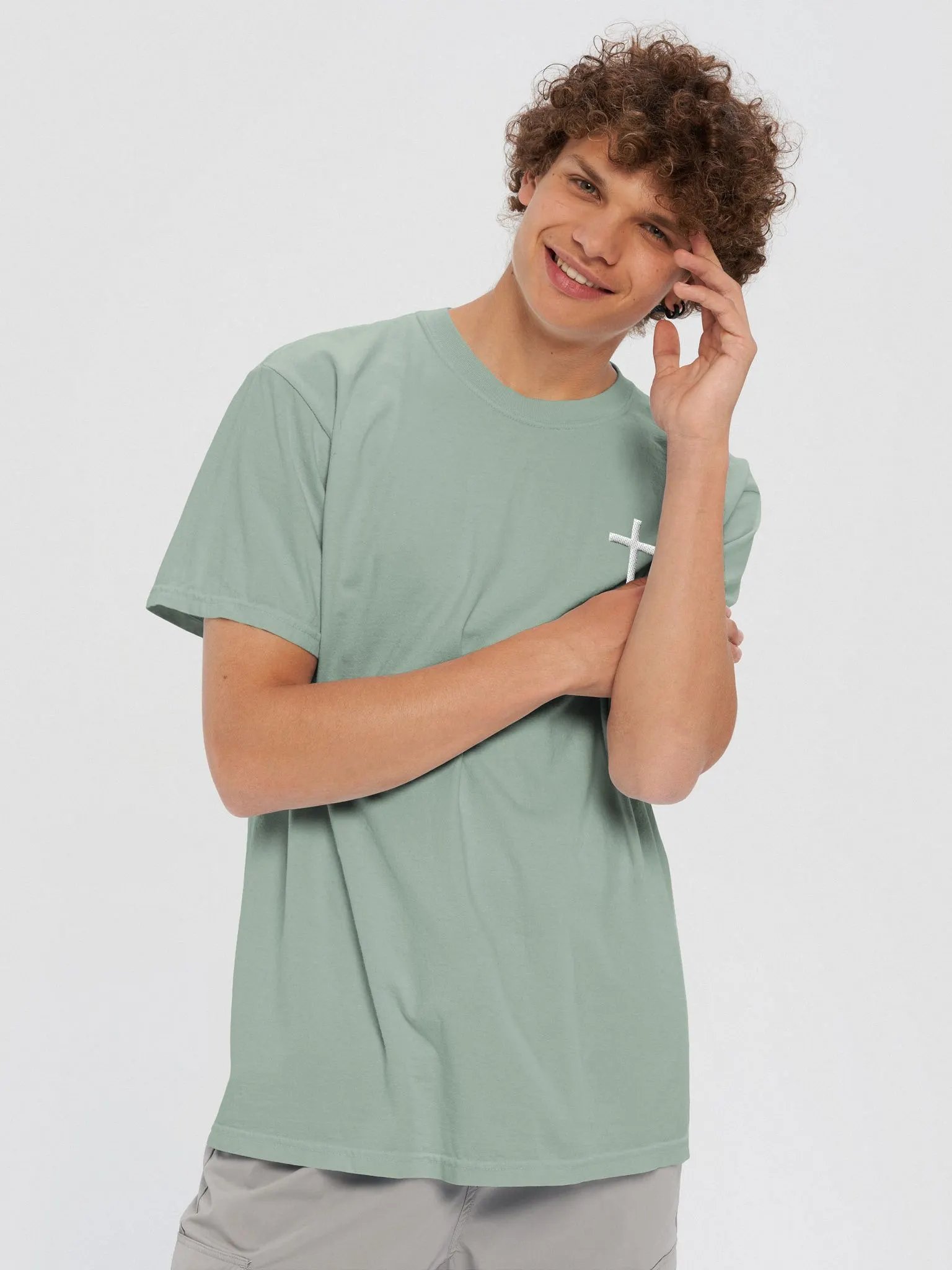 White Cross T-Shirt product image (64)